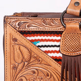 American Darling Tote Hand Tooled Saddle Blanket Genuine Leather Women Bag Western Handbag Purse