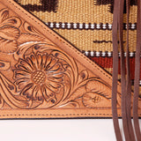 American Darling Tote Hand Tooled Saddle Blanket Genuine Leather Women Bag Western Handbag Purse