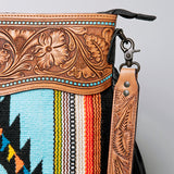 American Darling ADBGZ698 Crossbody Hand Tooled Saddle Blanket Genuine Leather Women Bag Western Handbag Purse