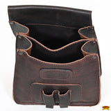 Hilason Genuine Thick Leather Shooting Shotgun Shell Bag Ammo Bag Pouch