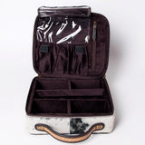 American Darling ADBGA300M Jewelry Case Hand Tooled Hair-On Genuine Leather Women Bag Western Handbag Purse