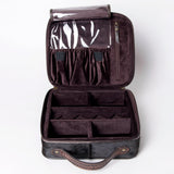 American Darling ADBGA300N Jewelry Case Hand Tooled Hair-On Genuine Leather Women Bag Western Handbag Purse