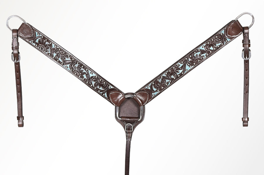 Comfytack By HILASON Western Leather Horse Barrel Racing Trail Saddle Tack Set Hand Tooled