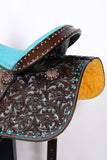 Comfytack By HILASON Western Leather Horse Barrel Racing Trail Saddle Tack Set Hand Tooled