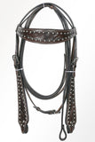 Western Horse Barrel Racing Trail Saddle Tack Set American Leather Comfytack