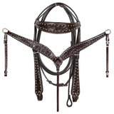 Western Horse Barrel Racing Trail Saddle Tack Set American Leather Comfytack