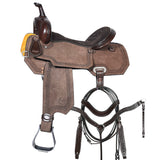 Comfytack Western Horse Barrel Racing Trail Pleasure Saddle Tack Set Genuine Leather