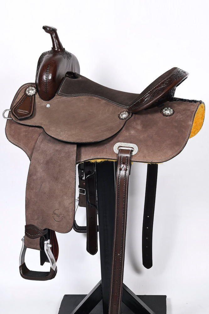 Comfytack Western Horse Barrel Racing Trail Saddle Tack Set American Leather