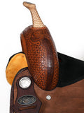 COMFYTACK Horse Barrel Racing Trail Pleasure American Leather Saddle Brown