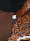 COMFYTACK Horse Barrel Racing Trail Pleasure American Leather Saddle Brown