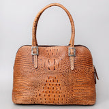 American Darling Tote Crocodile Embossed Genuine Leather Western Women Bag Handbag Purse | Travel Bags College Casual