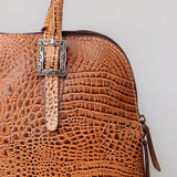 American Darling Tote Crocodile Embossed Genuine Leather Western Women Bag Handbag Purse | Travel Bags College Casual