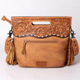 American Darling Clutch Hand Tooled Hair on Genuine Leather Western Women Bag Handbag Purse | Purses for Cute