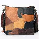 American Darling ADBG1054 Crossbody Saddle Blanket Genuine Leather Women Bag Western Handbag Purse