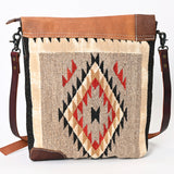 American Darling ADBG1055 Crossbody Saddle Blanket Genuine Leather Women Bag Western Handbag Purse