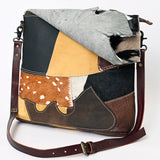 American Darling ADBG1056 Crossbody Hair-On Genuine Leather Women Bag Western Handbag Purse