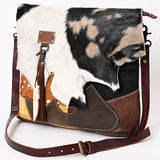 American Darling ADBG1056 Crossbody Hair-On Genuine Leather Women Bag Western Handbag Purse