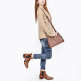 ADBG1060 American Darling Clutch Hand Tooled Genuine Leather women bag western handbag purse