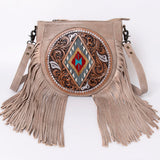 American Darling Messenger Hand Tooled Saddle Blanket Genuine Leather Western Women Bag Handbag Purse | Cute Messenger Bag | Leather Messenger Bag | Messenger Purse