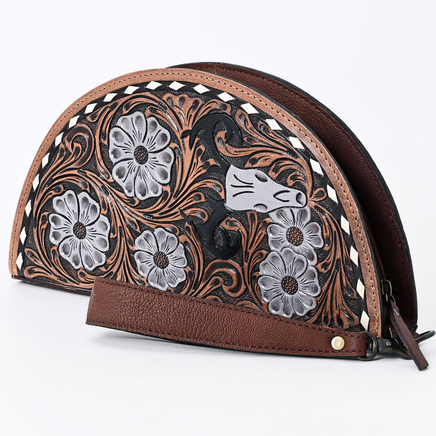 ADBG1064 American Darling Taco Hand Tooled Genuine Leather women bag by Hilason – Cowboy and equestrian accessories