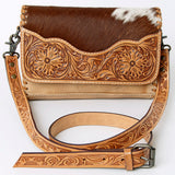 ADBG1065 American Darling Wallet Hand Tooled Hair-On Genuine Leather women bag western handbag purse