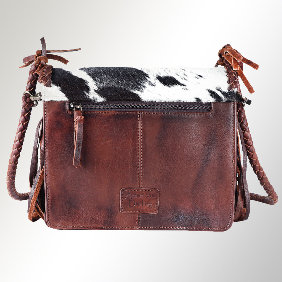 American Darling Small Cross body Bag Western Genuine Leather Handcrafted Purse with Turquoise Stone and YKK Zipper