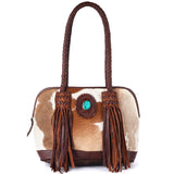 American Darling Tote Hair on Genuine Leather Western Women Bag | Handbag Purse for Cute