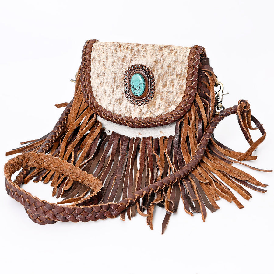 American Darling Cross Body Hair on Genuine Leather Western Women Bag | Handbag Purse Crossbody for Cute - Uhorse