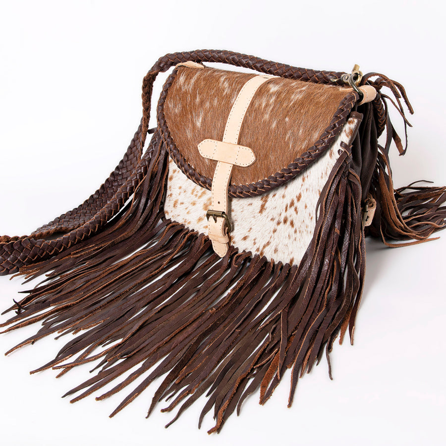 ADBGM314A American Darling Hair On Genuine Leather Women Bag W. by Hilason – Cowboy and equestrian accessories