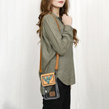 American Darling Clear Bag Hand Tooled Genuine Leather Women Bag Western Handbag Purse