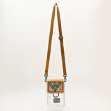 American Darling Clear Bag Hand Tooled Genuine Leather Women Bag Western Handbag Purse