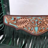 American Darling Clear Bag Hand Tooled Genuine Leather Women Western Handbag Purse
