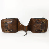 Hilason Western Horse Leather Saddle Bag Heavyduty Traditional Trail Ride