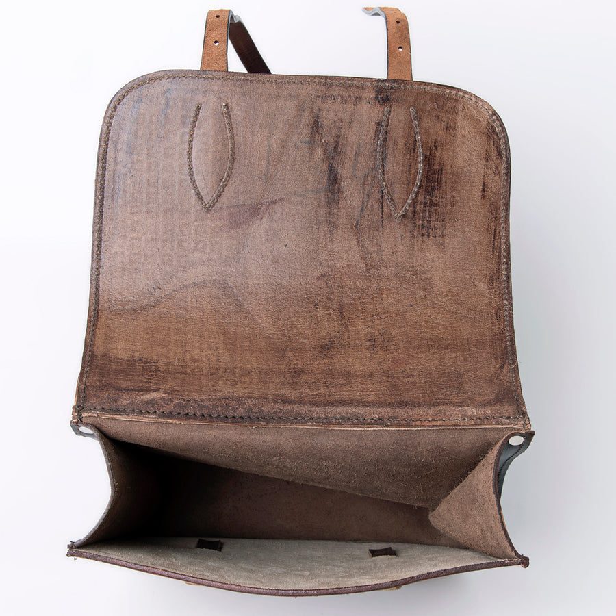 HILASON Soft Leather Horse Saddle Bag Brown | Equestrian Western Adjustable Closure