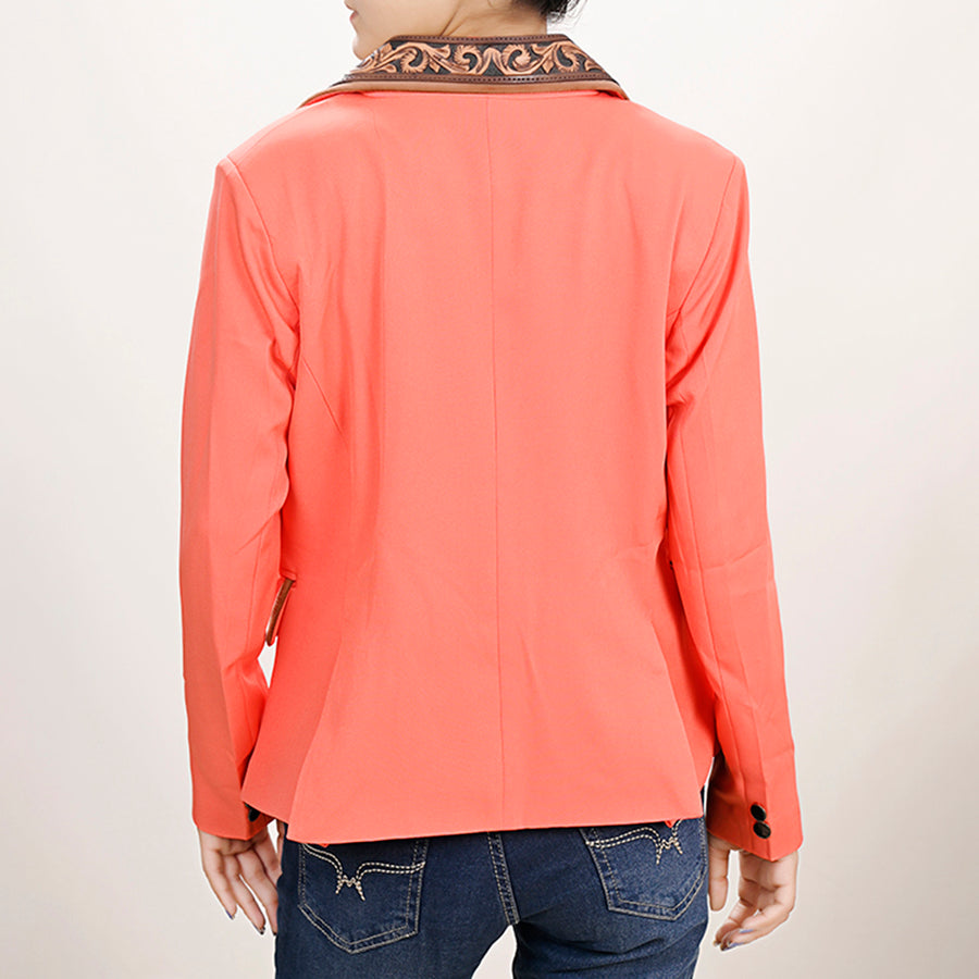 American Darling Genuine leather Women Blazer dress Shirt jacket ladies Girl| Vintage