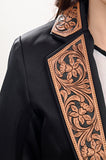 American Darling ADBZ707 Genuine leather Women Blazer dress Shirt jacket ladies Girl| Vintage