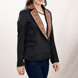 American Darling ADBZ707 Genuine leather Women Blazer dress Shirt jacket ladies Girl| Vintage
