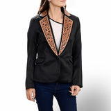 American Darling ADBZ707 Genuine leather Women Blazer dress Shirt jacket ladies Girl| Vintage