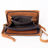 Ohlay Bags KBM101B Organiser Hand Tooled Genuine Leather Women Bag Western Handbag Purse