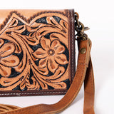 Ohlay Bags SKBM101D Organiser Hand Tooled Genuine Leather Women Bag Western Handbag Purse