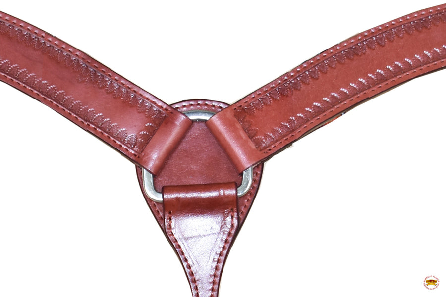 Hilason Western Horse Breast Collar Border Design American Leather