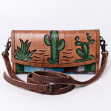 American Darling Wallet Hand Tooled Genuine Leather women bag western handbag purse