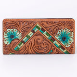 American Darling Clutch Hand Tooled Genuine Leather Women Bag Western Handbag Purse