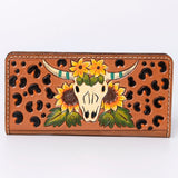 American Darling Clutch Hand Tooled Genuine Leather Women Bag Western Handbag Purse