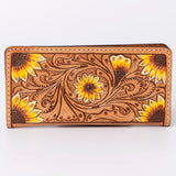 American Darling Clutch Hand Tooled Genuine Leather Women Bag Western Handbag Purse