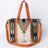 American Darling Tote Saddle Blanket Genuine Leather Women Bag Western Handbag Purse