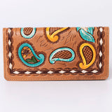 American Darling Clutch Hand Tooled Genuine Leather Women Bag Western Handbag Purse