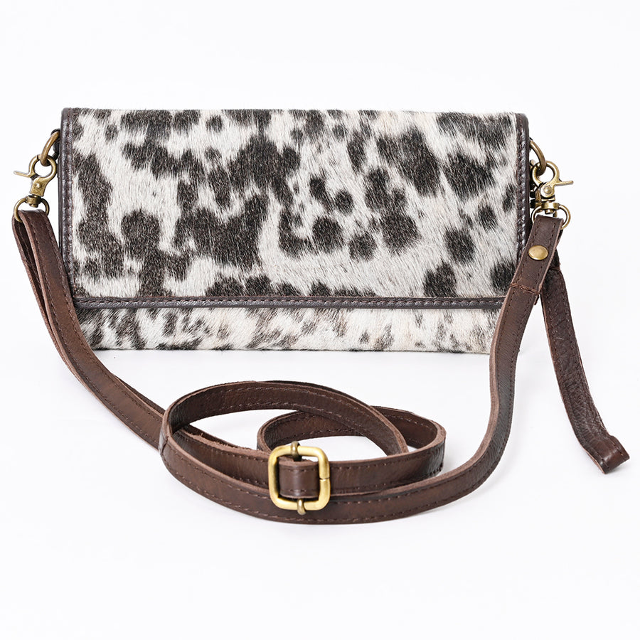 American Darling Wallet Hair on Genuine Leather Western Women Bag | Handbag Purse Wristlet Travel Clutch