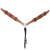 COMFYTACK W. H. Headstall Breast Collar Tk. Genuine American Leather – by Hilason – Cowboy and equestrian accessories