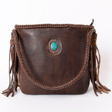 American Darling Hair On Genuine Leather Women Bag Western Handbag Purse